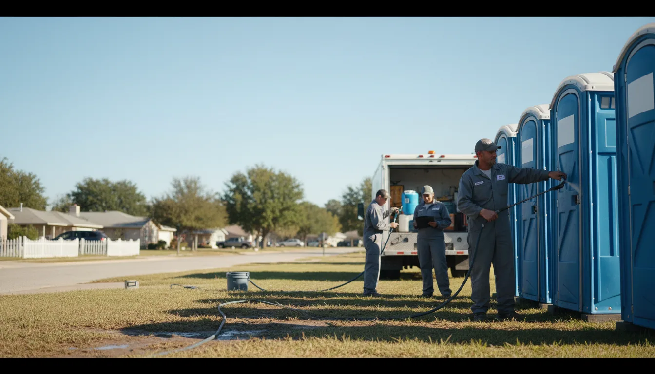 Long-Term Portable Toilet Rental in Roanoke, IL near me